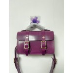 Handmade Cambridge Bag with Thickened Oil-Waxed Vegetable Tanned Leather
